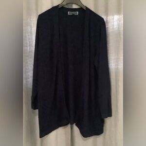 Karen Scott Women's Dark Blue Cardigan